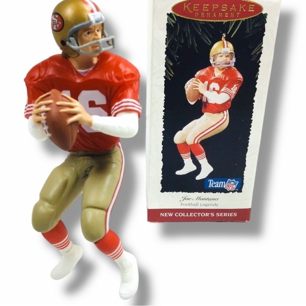 Hallmark Keepsake โ Joe Montana Football Legends 49ers QB Collectors Series